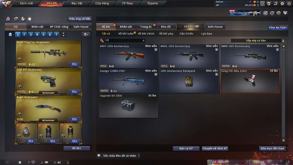 shop acc cf uy tin gia re